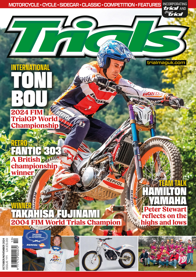 Trials magazine issue 111 - October November 2024 cover